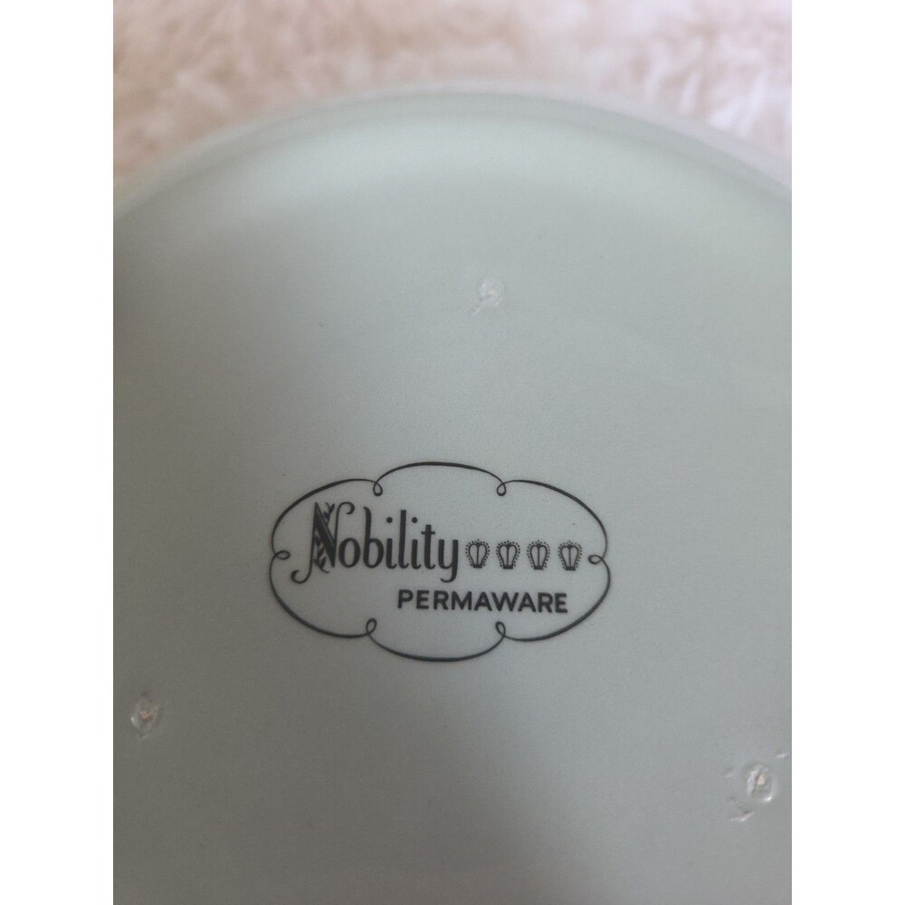 Mist  Nobility Permaware  Covered Vegetable  LID  1950s MCM Atomic Daisies - Picture 5 of 9